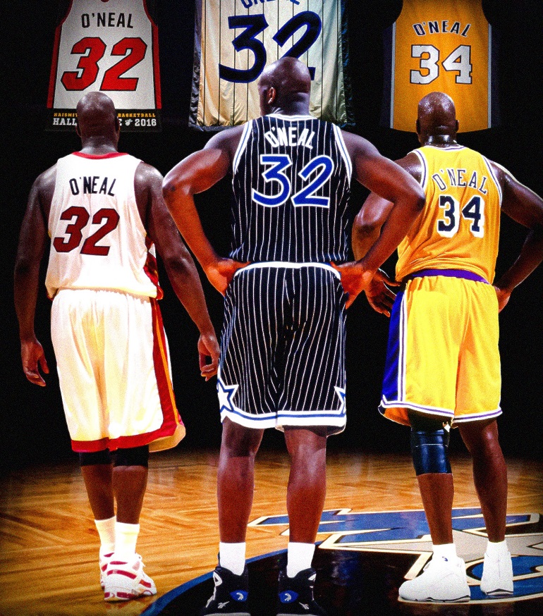 Shaq iconic jerseys