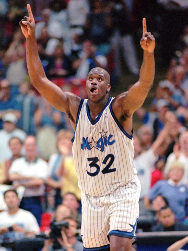 Shaq on basketball court