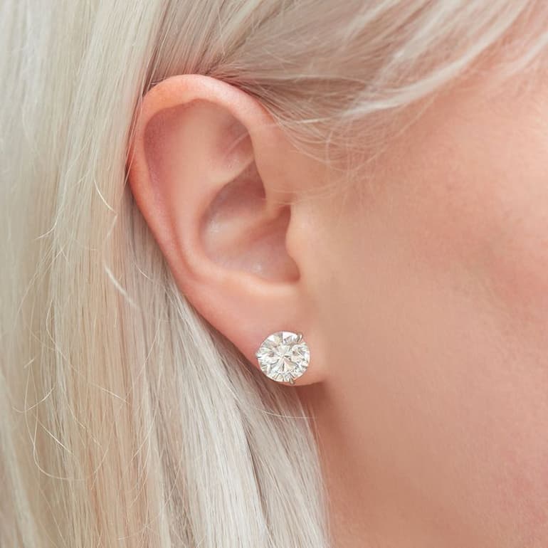 Diamond Stud Earrings