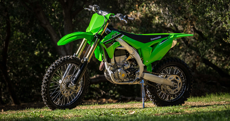 green kawasaki dirt bike